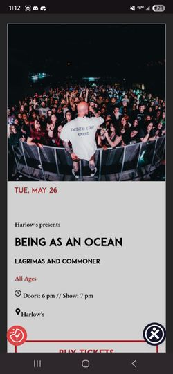 1 Ticket to Being as an Ocean
