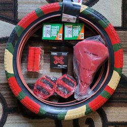 NEW Bicycle Bmx Parts Bundle 20" Red