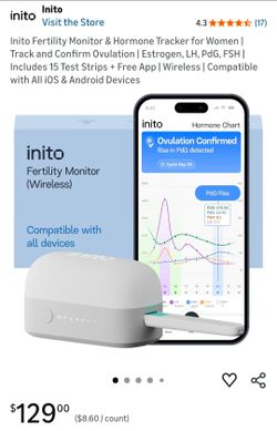Brand new Inito fertility monitor and hormone tracker