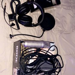 Rode Nt1a Mic, Shure 840 Headphones