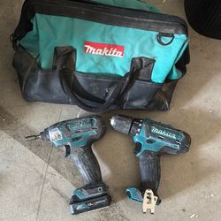 Makita bag and drills. OBO