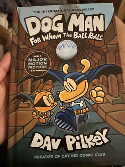 New hardcover Dog Man For Whom the Ball Rolls