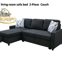 Living room sofa bed 2 piece couch 