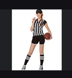 Women's Referee Costume Set - Striped