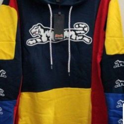 LE TIGRE " BIG TIGRE " LIMITED EDITION MEN'S FLEECE PULLOVER THICK HOODIE SWEATER SIZE LARGE MULTI COLORS BRAND NEW WITH TAGS CHECK OUT MY OFFERS. 