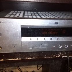 Yamaha Receiver With Matching 3ft Tall Speakers