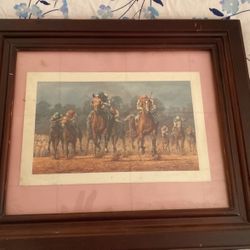 Fred Stone print Racehorse Picture 