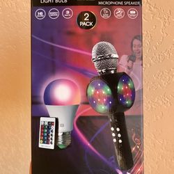  LED Microphone (Light-up Karaoke Microphone Speaker