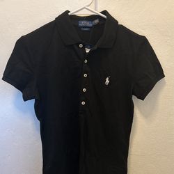 Black Women’s Polo New With Tags