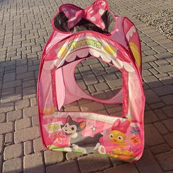 Kids foldable plate tent