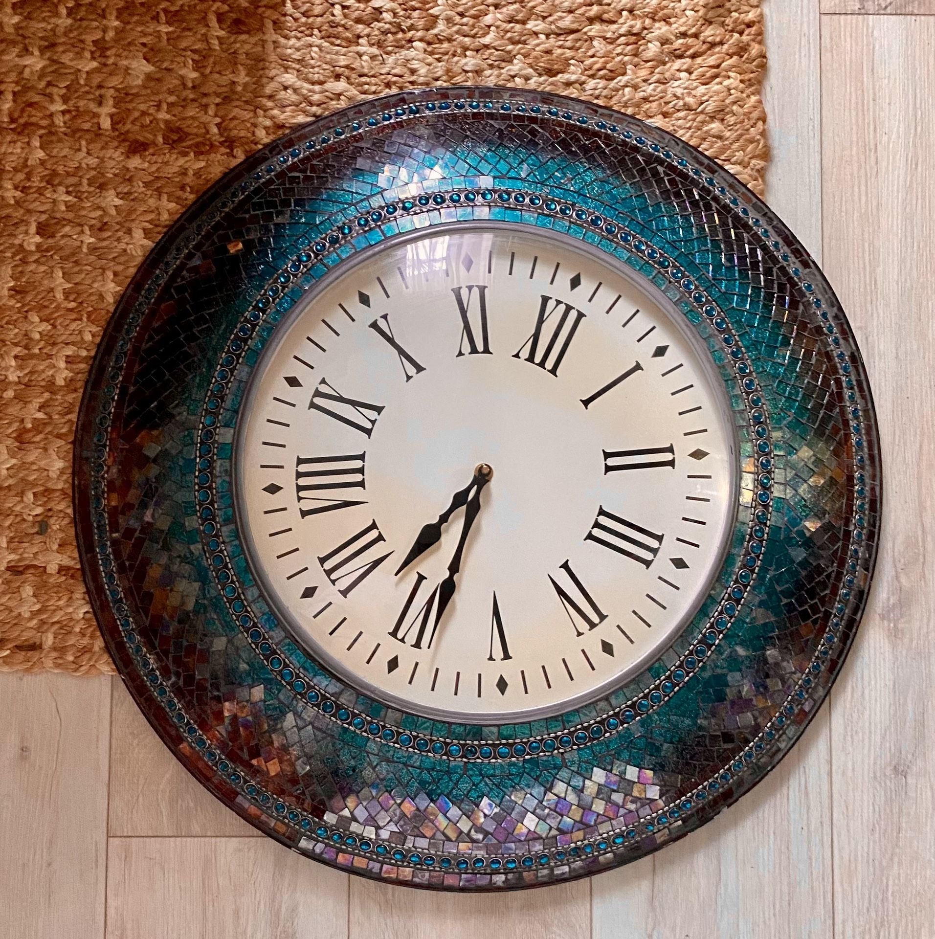 Pier 1 Imports Midnight Mosaic Wall Clock