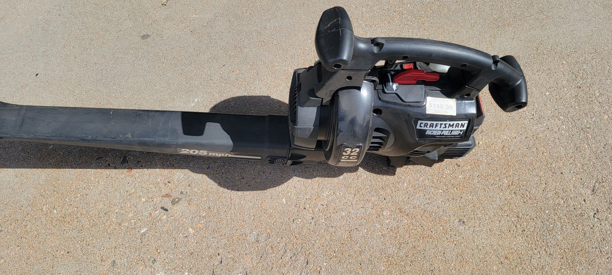 205 MPH Craftsman 2 Cycle Leaf Blower