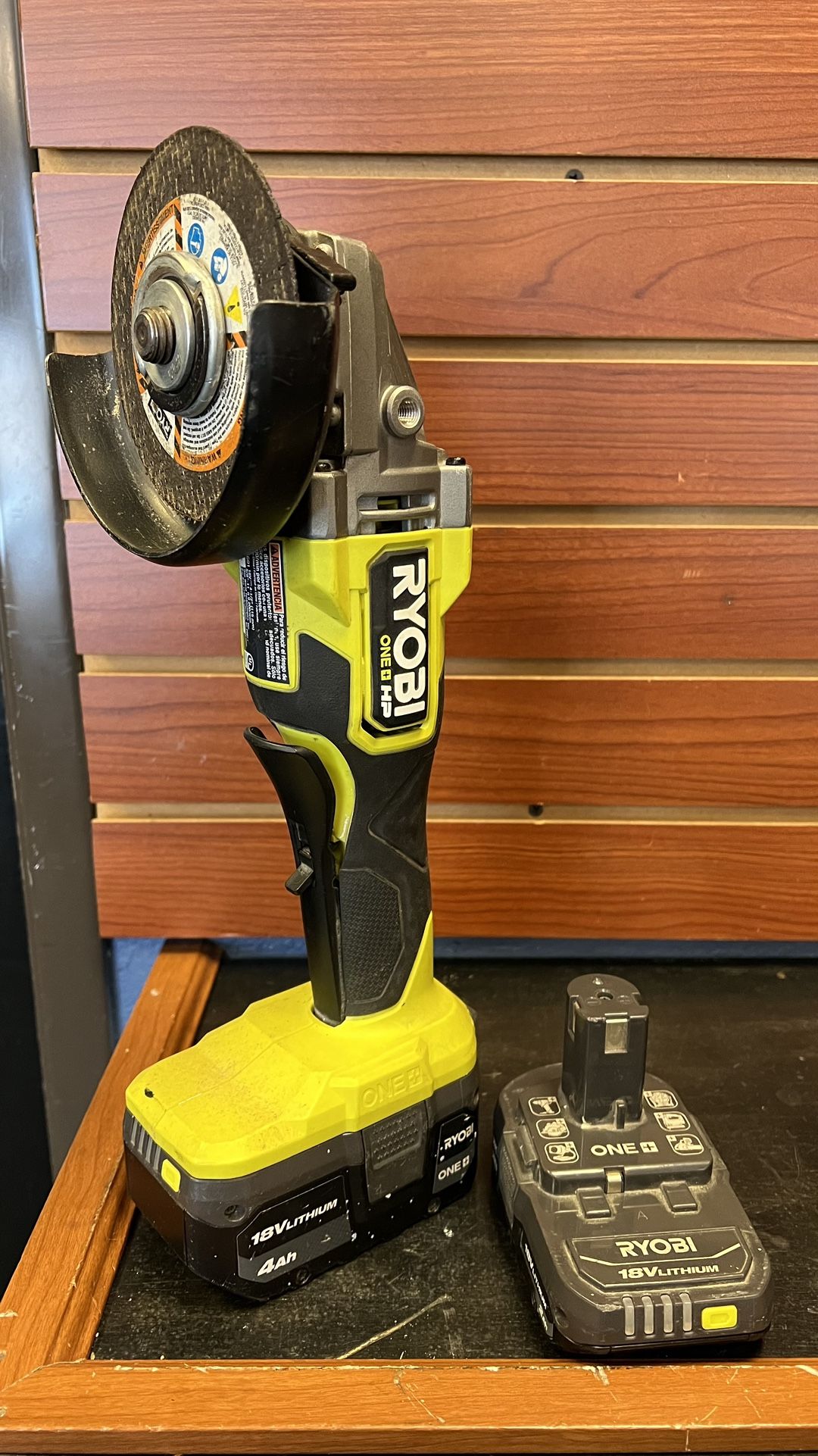 Ryobi 4-1/2” Angle Grinder