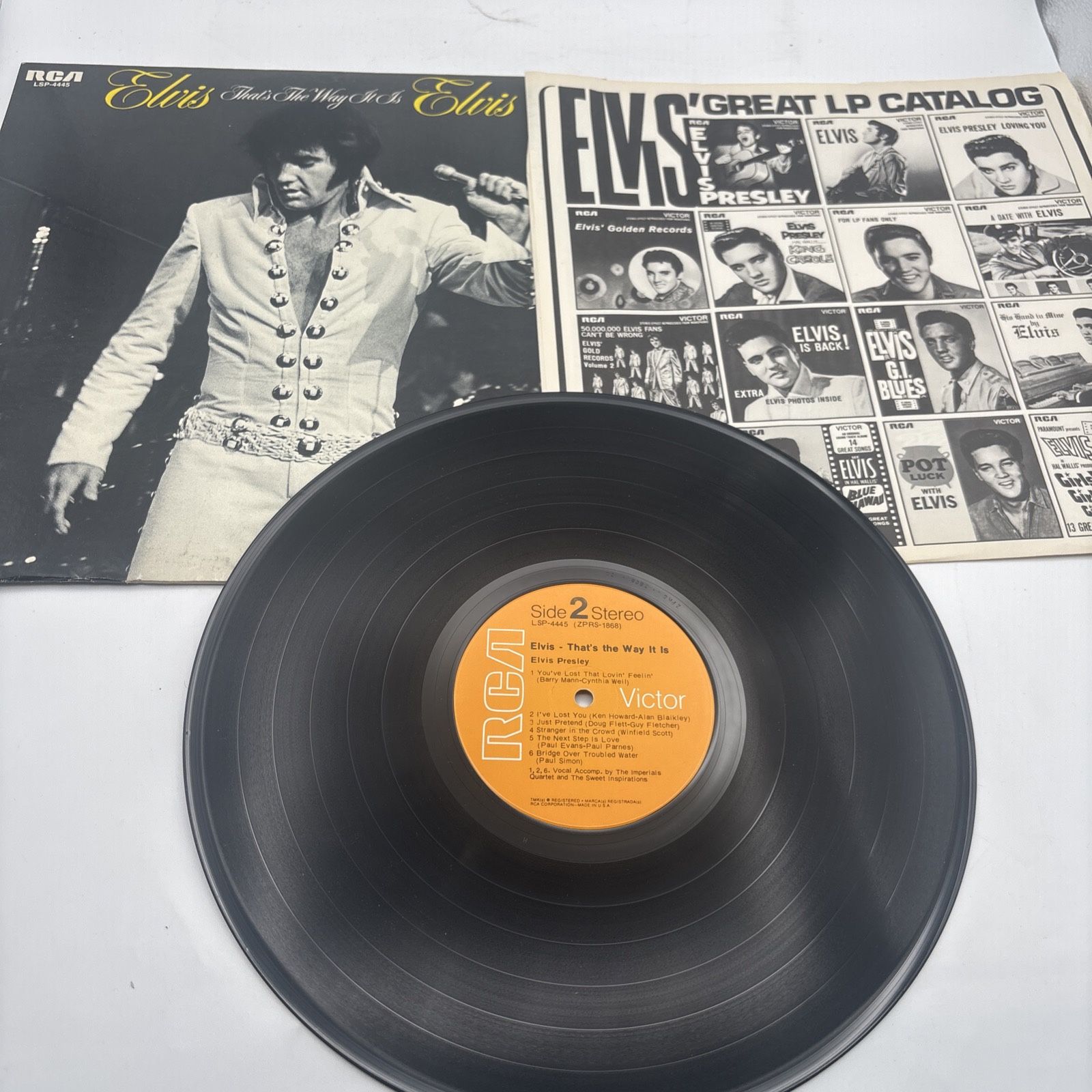 Elvis Presley - That's The Way It Is VG+ Original RCA Victor LSP4445 Record 1970