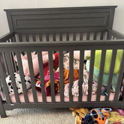 Grey crib