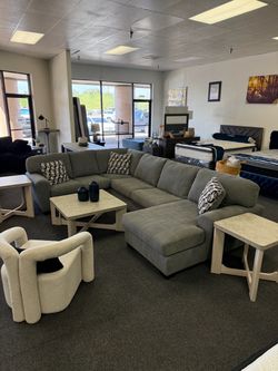 Large grey sectional