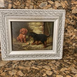Dog Oil Painting