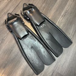 Apollo Bio-Fin Pro Scuba Diving Fins Open Heel Quick Release Straps Size LL