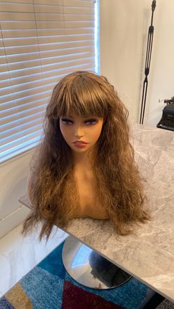 Halloween dark brown Ash wig