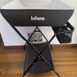 Infans Baby Infant Changing Table Folding Diaper Station Nursery w/ Storage 