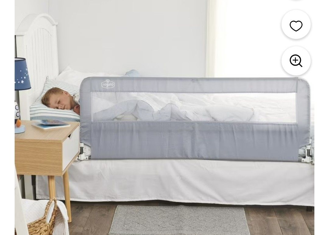 White Bed rail