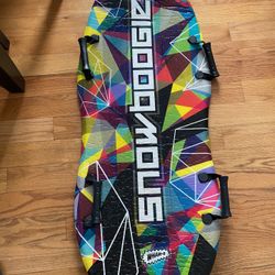 snow boogie board