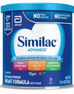 Similac formula $12 each 5 cans available