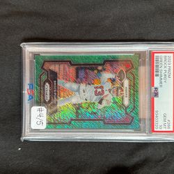 2023 Prizm   Brock Purdy  Green Shimmer PSA 10
