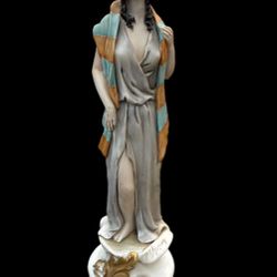 Mario Alparone Sculpture Capodimonte Porcelain Italy Signed 8in 