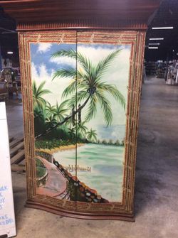 Spigner Hand Painted TV-Armoire
