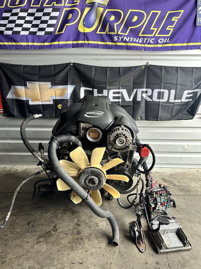 GM 6.0L LQ9 Hi Output 345hp 92k miles Complete W/Harness and Computer+Fuse Block & Gas Pedal On Sale