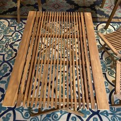 Midcentury Modern Teak Patio Dining Tables (new)