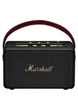Marshall - Kilburn III Portable Wireless Bluetooth Speaker with Bass / Treble / Volume Controls and 3.5 mm Auxiliary Input - Black/Brass