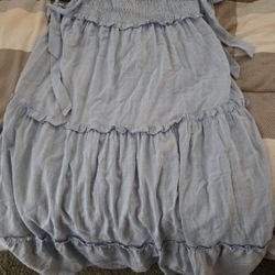 Shein Light Blue Dress Size L