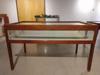 Wood and Glass Display Case