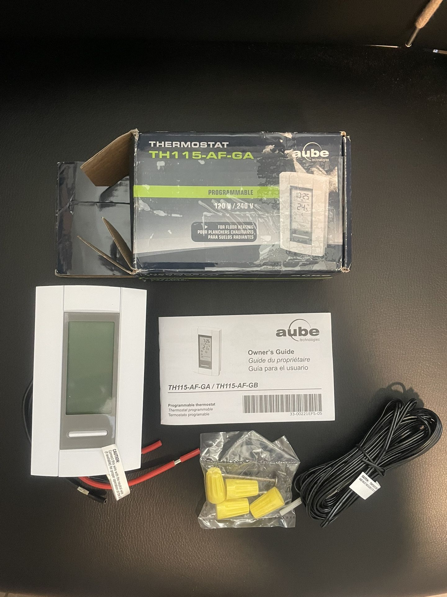 Honeywell Radiant Heating 120/240V Programmable Thermostat with Floor