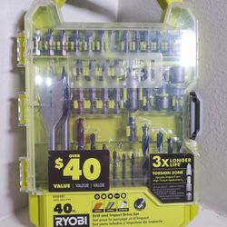RYOBI - A98401 - Drill and Impact Drive Kit - 40 Piece