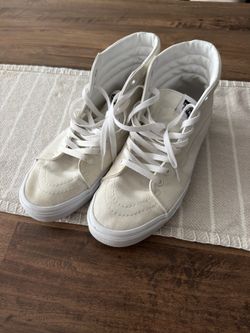 White Hi Top Vans
