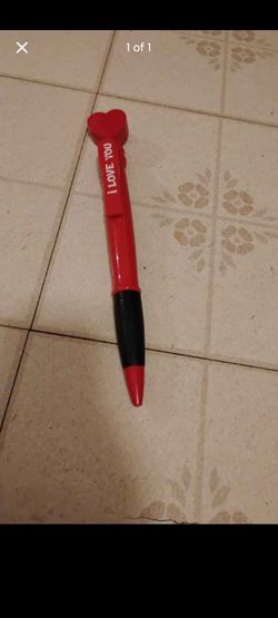 Red 'I Love You' Heart Novelty Ballpoint Pen
