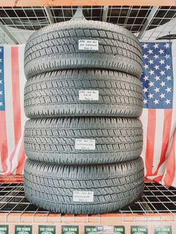 ✔️ Set of 4 Used Tires  P275/60R20 GOODYEAR WRANGLER SRA 275 60 20