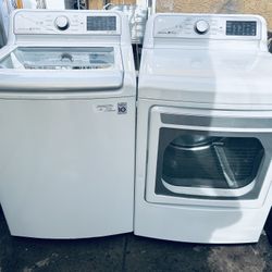 LG WASHER AND GAS DRYER 