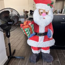 4 Ft Light up Santa Yard Decor