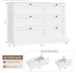 White dresser