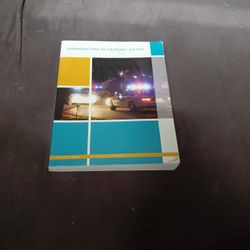 Introduction To Criminal Justice 