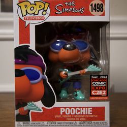 Poochie (Simpsons) C2E2 Exclusive Funko Pop Limited Edition Sticker