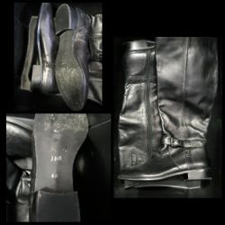 J.Jill Pr. Women's Size 8.5 Black Leather Boots 👢 $30