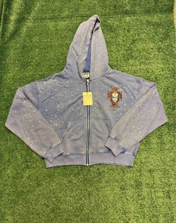 Vale Forever Sea Cluster Zip Up – Light Blue