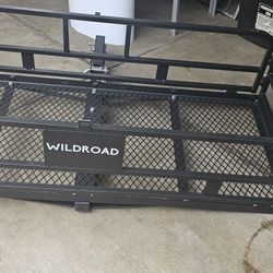 NEW WILDROAD HITCH MOUNT CARGO CARRIER BASKET 500LBS 