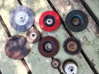 Flap Disk, Wire Wheels, & Wire Brushes $25