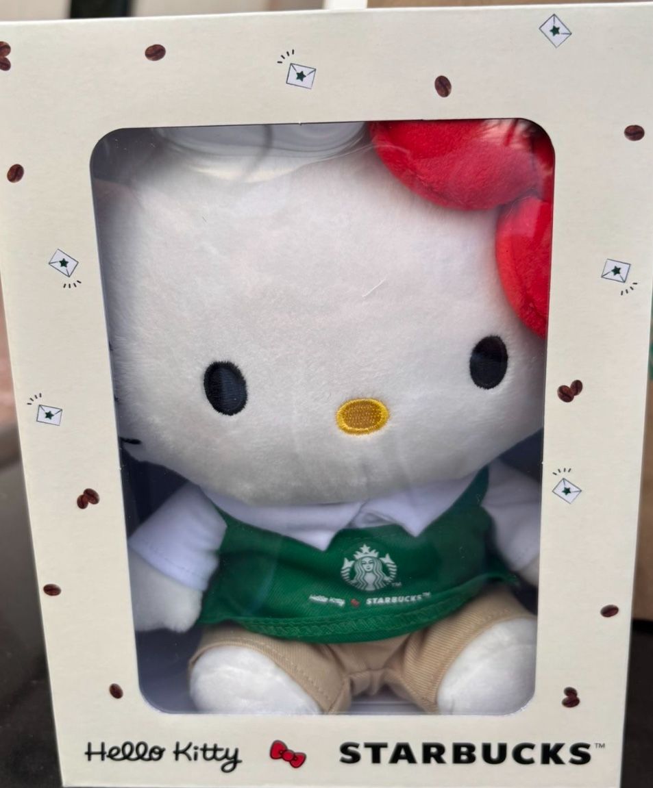 Hello Kitty Starbucks Plushie 